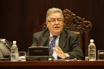 José Miguel Bravo de Laguna, presidente del Cabildo grancanario (Foto Acfi Press)