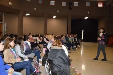 Imagen de las charlas sobre sexualidad en familia impartidas en Valsequillo (Foto TA)