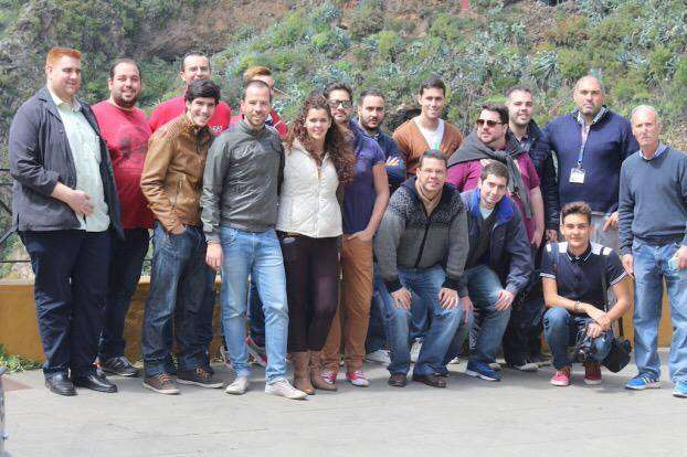 Miembros de NNGG del PP en Valsequillo (Foto TA)