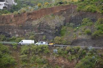 Imagen de los trabajos acometidos durante la jornada de hoy (Foto TA)