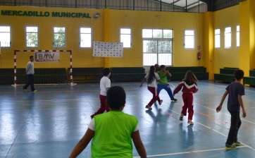 Imagen de la cuarta jornada de los Juegos Escolares de Valsequillo celebrada el pasado jueves (Foto TA)