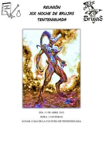 Cartel de la reunión (Foto TA)