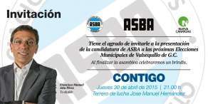 Invitación al encuentro de presentación de Asba-NC (Foto TA)
