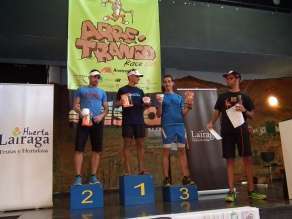 Entrega de premios de la décima edición de la Arretranco Race