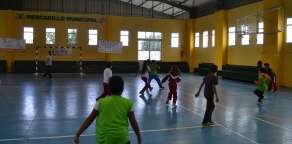 Momento de un encuentro enmarcado dentro de los juegos escolares municipales de Valsequillo (Foto TA)