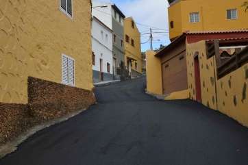 Imagen de las obras acometidas en una de las vías rehabilitadas (Foto TA)