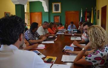 Imagen de la sesión plenaria celebrada este mañana en Valsequillo (Foto TA)