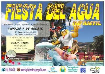 Imagen promocional de la Fiesta del Agua (Foto TA)