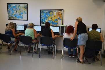 Imagen de un curso de informática para desempleados en Valsequillo (Foto TA)