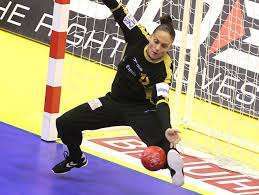 Silvia Navarro, portera del Rocasa Gran Canaria ACE, en una imagen de archivo (Foto TA)