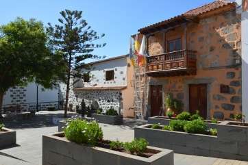 Imagen de archivo de la sede principal del Ayuntamiento de Valsequillo (Foto TA)