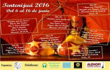 Cartel del Festival de Teatro y Cultura Tentenijuá 2016 (Foto TA)