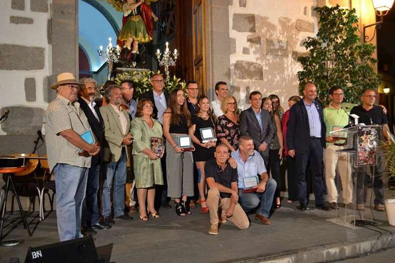 Un momento del pregón, que tuvo lugar este viernes en Valsequillo (Foto TA)