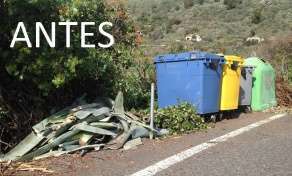 Los contenedores que han sido retirados (Foto TA)