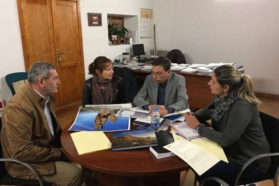 La consejera insular Inés Jiménez visitó Valsequillo (Foto TA)