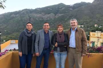 La consejera insular Inés Jiménez visitó Valsequillo (Foto TA)