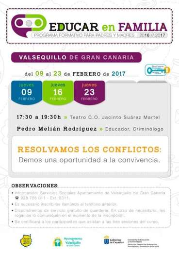 Cartel promocional del taller (Foto TA)