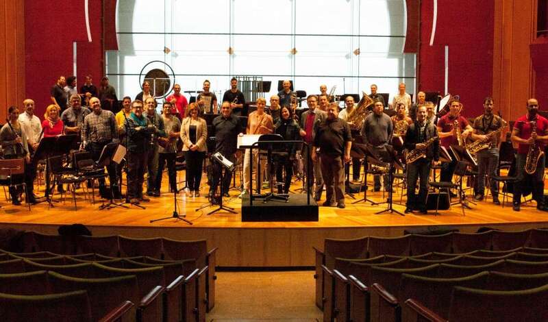 Grabación del disco (Foto TA)