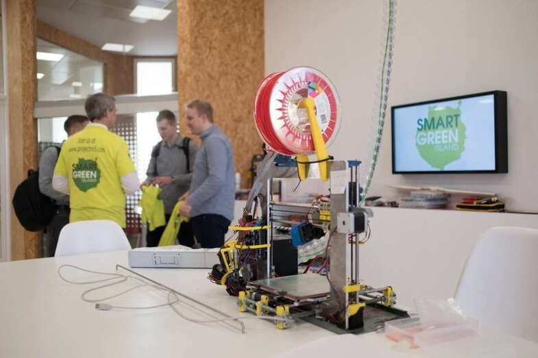 Imagen de uno de los dispositivos que se exhiben en la muestra (Foto TA)