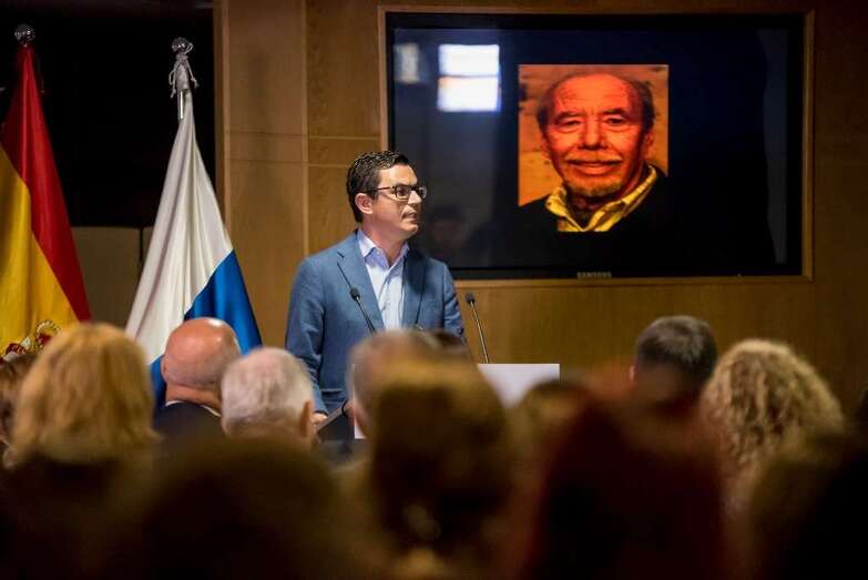 Pablo Rodríguez, en un momento del acto (Foto TA)