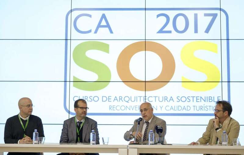 Imagen de la jornada de Arquitectura Sostenible del Cabildo de Gran Canaria (Foto TA)
