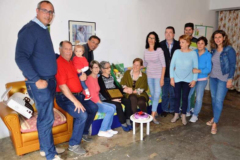 El homenaje se lo tributó este lunes el alcalde y concejales del Ayuntamiento de Telde (Foto TA)