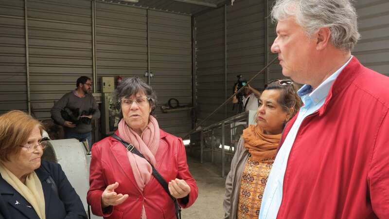 El consejero Carlos Ruiz junto con Pino Sosa (Foto TA)