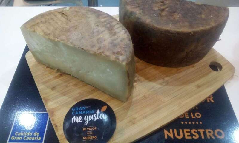 El queso de cabra Bolaños de Gran Canaria, galardonado con una medalla de playa en el Salón Gourmets de Madrid (Foto TA)