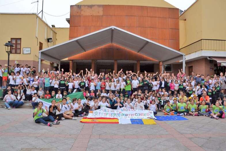 El premio colmó de júbilo a Valsequillo (Foto TA)