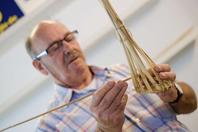 Imagen de archivo de un taller de cestería (foto TA)