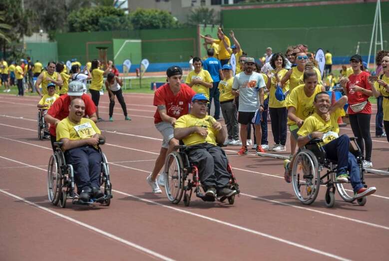 Los Juegos se celebraron este jueves en la Ciudad Deportiva Gran Canaria, antiguo Martín Freire (Foto TA)