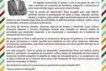 Programa de verano de Valsequillo 2017 (Foto TA)