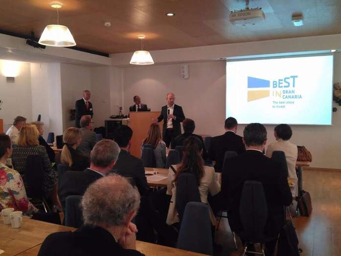 Imagen de la presencia grancanaria en la Feria Nor-Shipping (Foto TA)