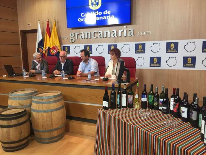 Presentación de los resultados de la cata de vinos de Gran Canaria (Foto TA)