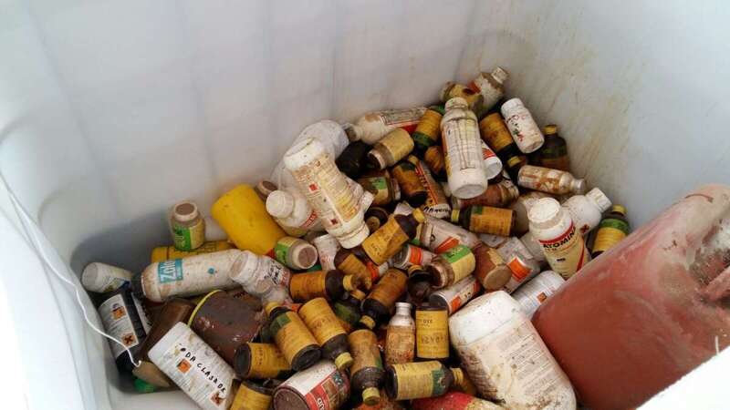  3.700 kg fueron depositados en la Granja del Cabildo y otros 1.144 en el punto limpio de Vecindario (Foto TA)