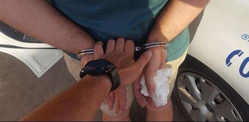 Imagen de archivo de una detención de la Policía Local capitalina (Foto TA)