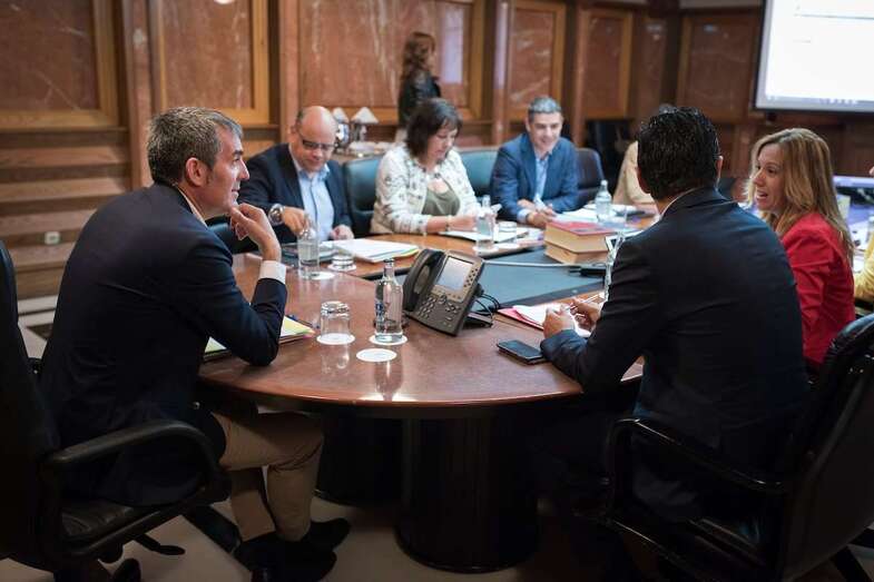 Imagen del Consejo de Gobierno celebrado este lunes (Foto TA)