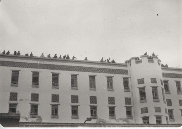 Imagen de archivo del motín que tuvo lugar en 1977 (Foto TA)