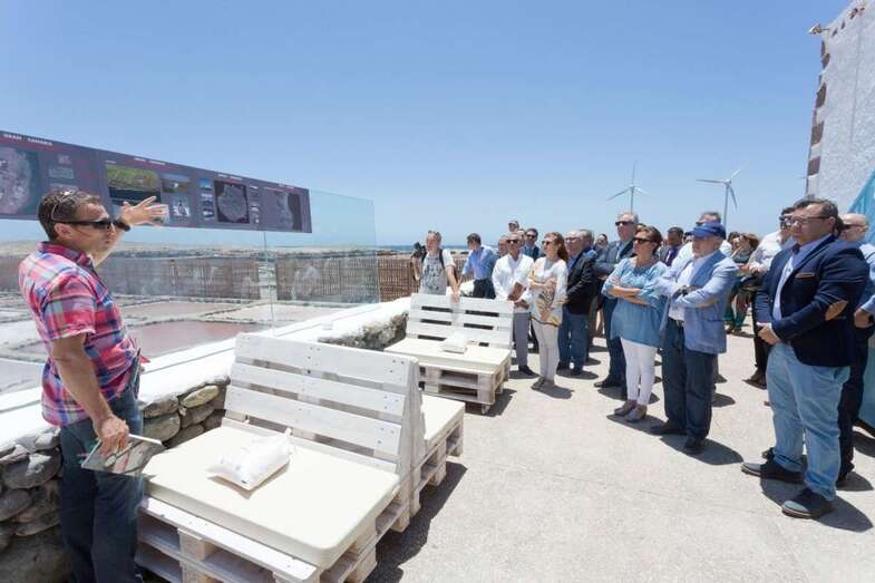 Imagen de la inauguración este viernes del parque cultural (Foto TA)