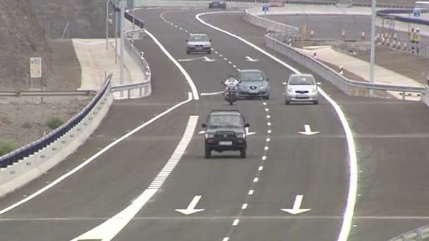 Imagen de archivo de la circunvalación de Las Palmas de Gran Canaria (Foto TA)