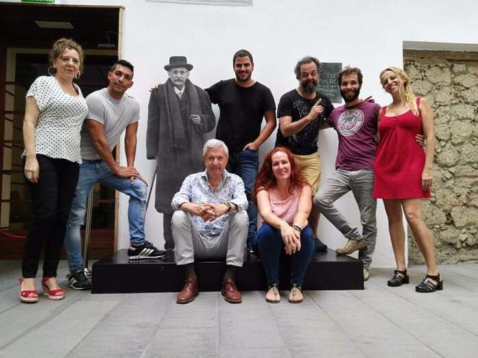 Imagen del elenco de actores que darán vida al espectáculo (Foto TA)