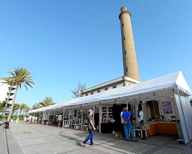 Imagen del Faro de Maspalomas (Foto Canarias7)