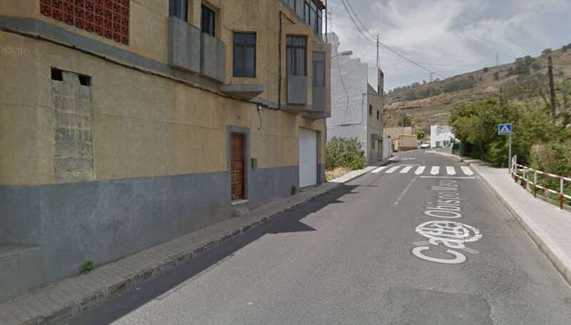 Calle de Obispo Marquina, donde tuvo lugar el siniestro (Foto Google Maps)