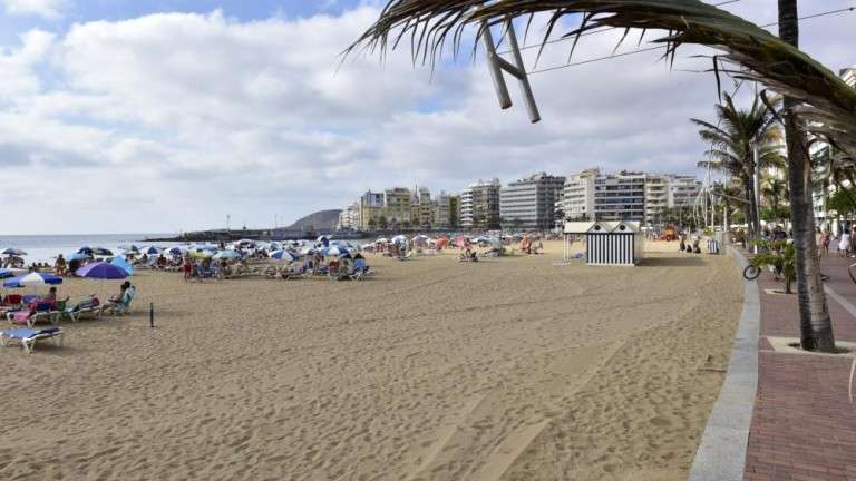 Imagen de la playa de Las Canteras (Foto C7 / Arcadio Suárez)