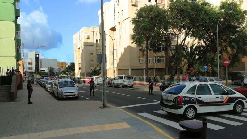 Un fuerte dispositivo de seguridad se ha desplegado en la zona (Foto TA)