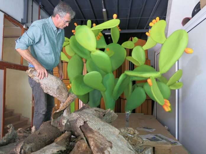 Diseño de la carreta de Santa Lucía (Foto TA)