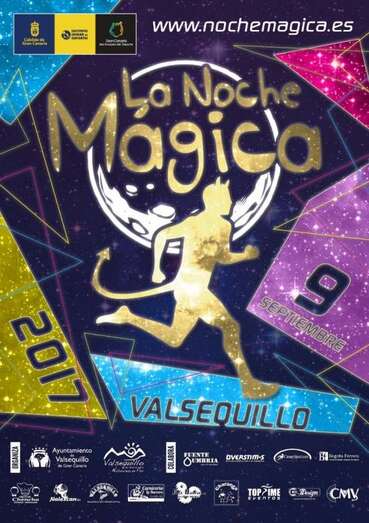 Cartel de la carrera de montaña La Noche Mágica (Foto TA)