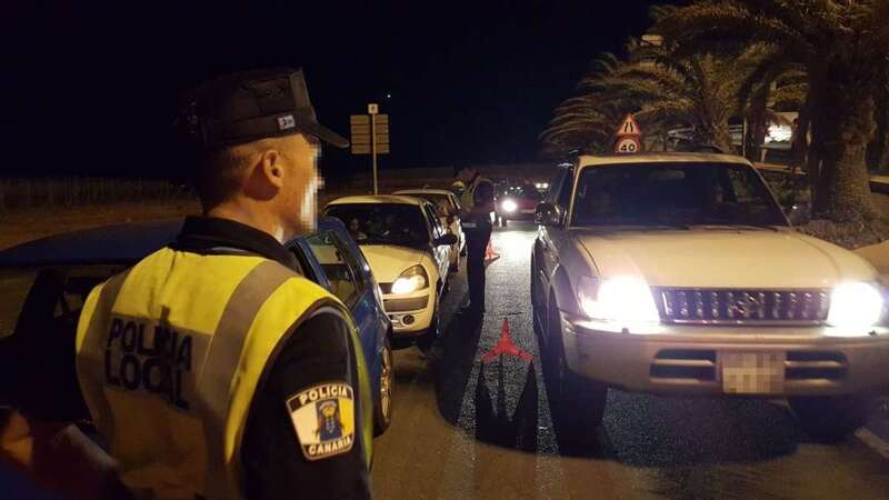 Imagen de archivo de un control de la Policía Local (Foto TA)