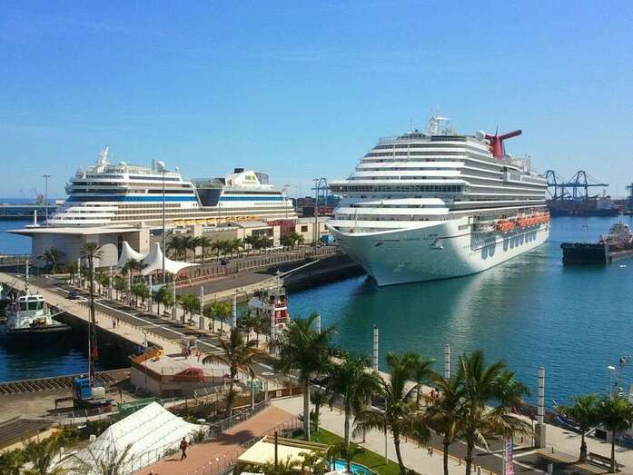 Cruceros en el puerto capitalino (Foto Multimedia)