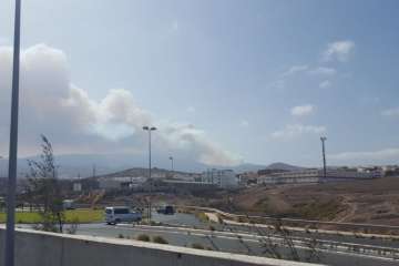 Fuego en la cumbre (Foto TA)